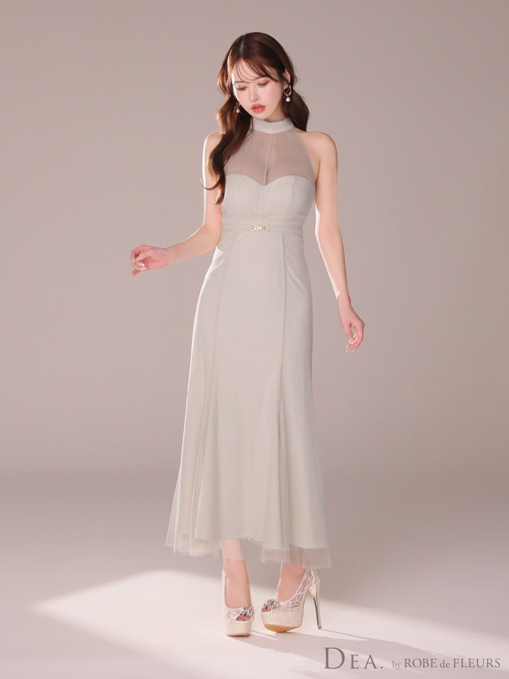 XS-Lサイズあり【DEA./ディア】シースルー/ ホルターネック/ チュール