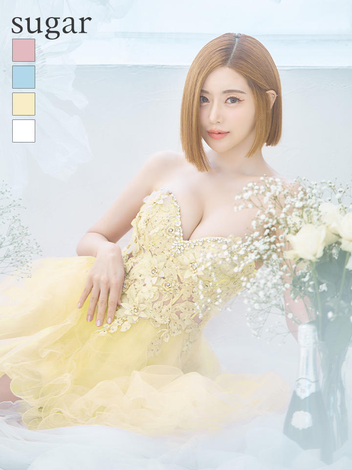 IRMA/イルマ】 立体フラワー刺繍/ ベア/ 2way/ テールカット