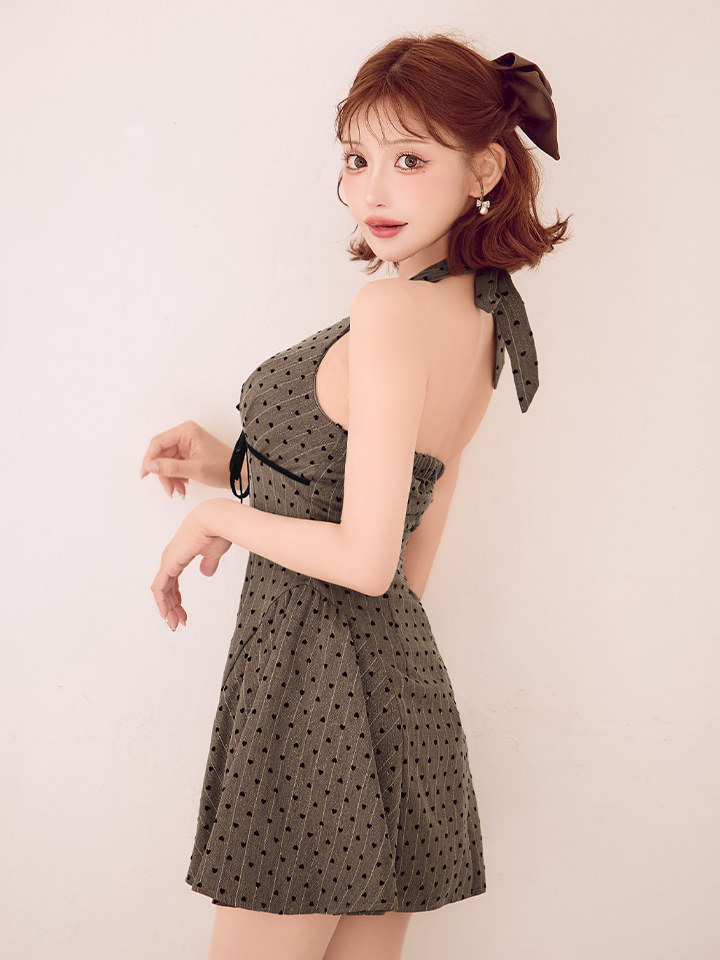 ANGEL R/エンジェルアール】Vカット/ バストリボン/ ハート/ フレア