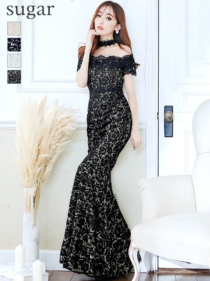 Lサイズあり【UNA VALERIE / ウナヴァレリェ】マーメイド/ 総レース