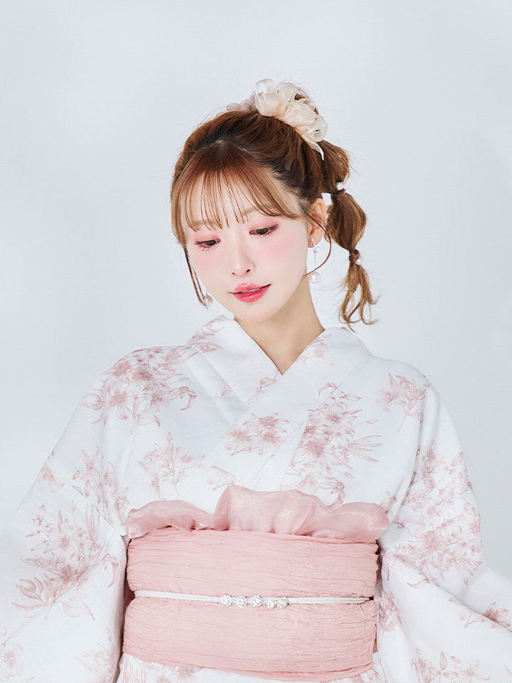 即日発送】【MISTREASS×sugarコラボ】ロマンティック・トワル柄浴衣