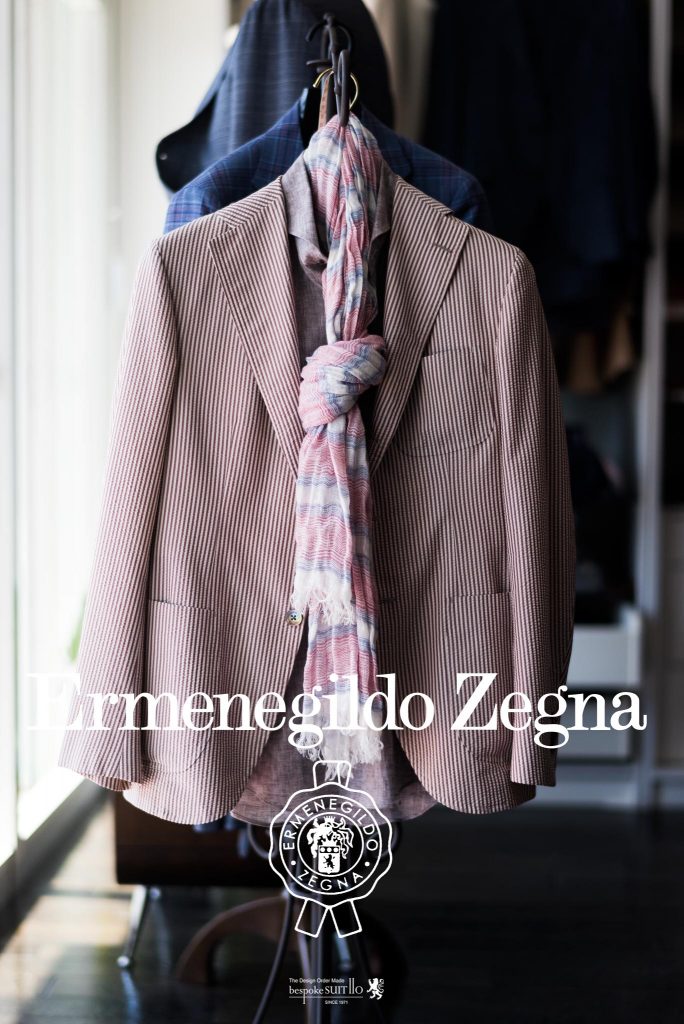 ☆極上！100%SILKシルクシアサッカーが特別価格 Ermenegildo Zegna