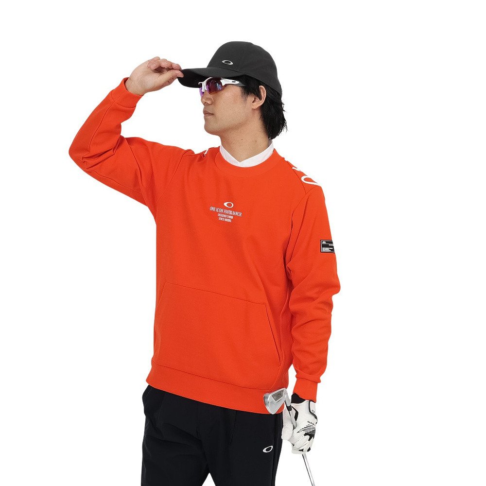 オークリー（OAKLEY）（メンズ）ゴルフウェア 吸汗速乾 長袖 クルー