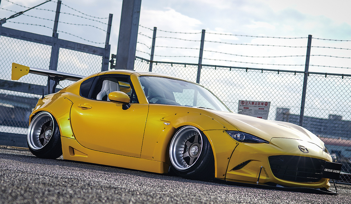 3ピースアルミホイール シェブロンレーシング S1N/S1C CHEVLONRACING