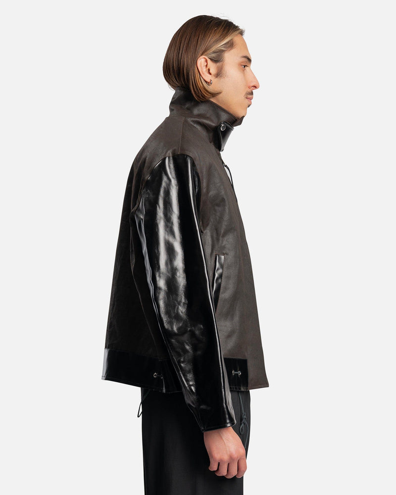 Reversible Varsity Jacket in Mud Dyed Cotton – SVRN