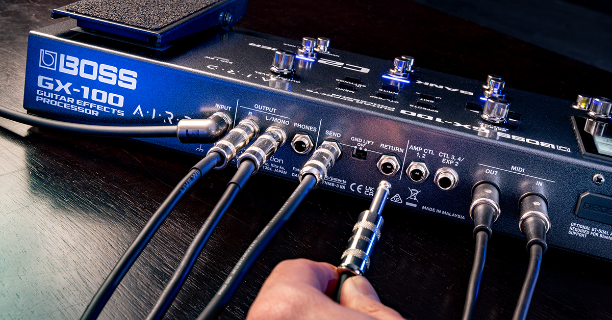 BOSS GX-100 and GX-10 Setup and Connections | Sweetwater