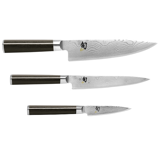 Shun Classic 3-Piece Starter Knife Set at Swiss Knife Shop