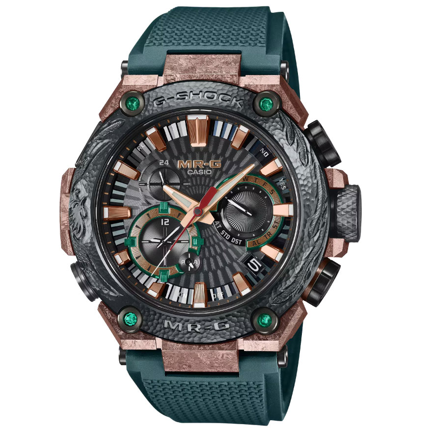 カシオ“G-SHOCK”新作【彫金ベゼル採用“MR-G”限定モデル】チタンケース