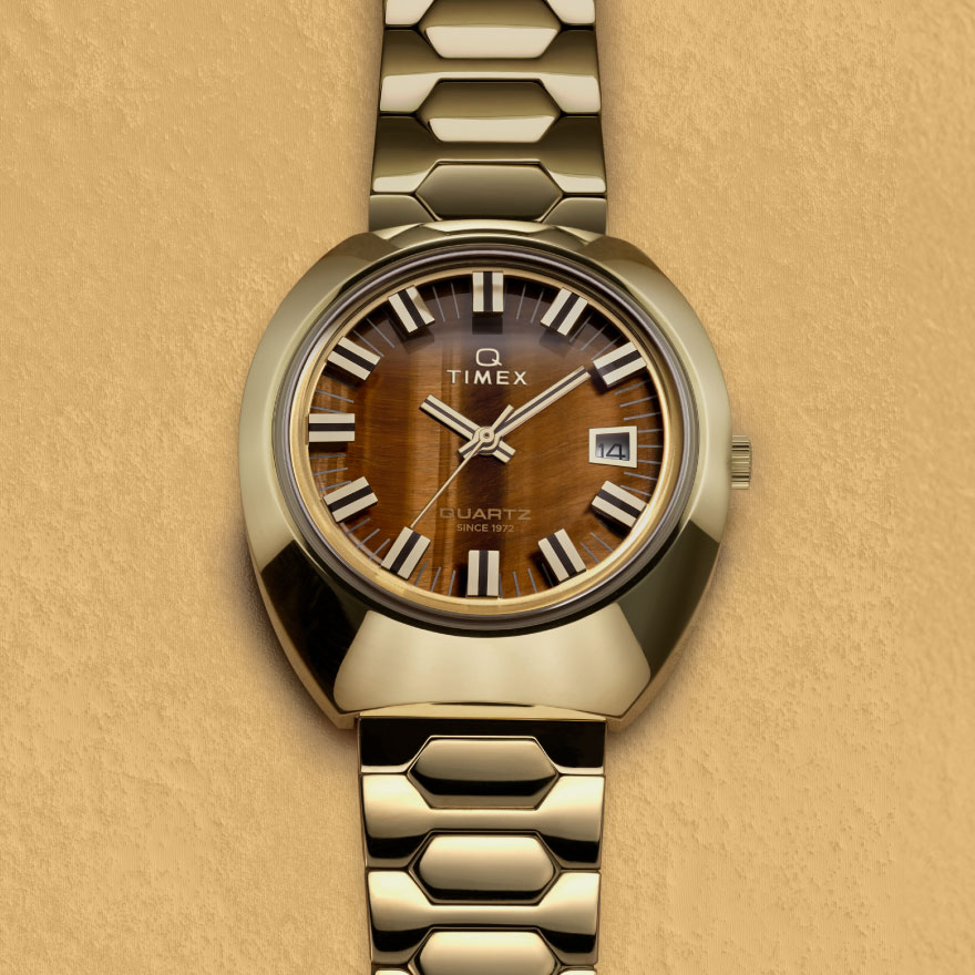 タイガーアイ”文字盤が美しい【1972年“名作”復刻モデル】米老舗