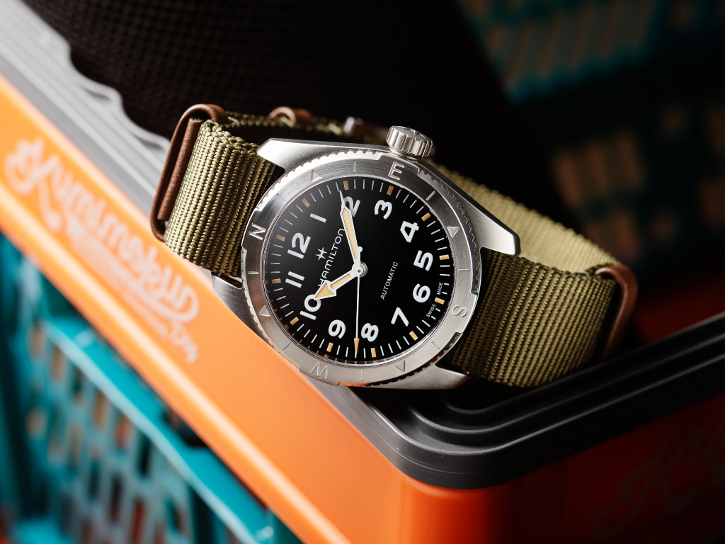 着け心地が良すぎ【37mmの“小顔”ツールウオッチ】ハミルトン“カーキ