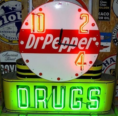 Vintage Dr Pepper Sign | Porcelain Signs.Com