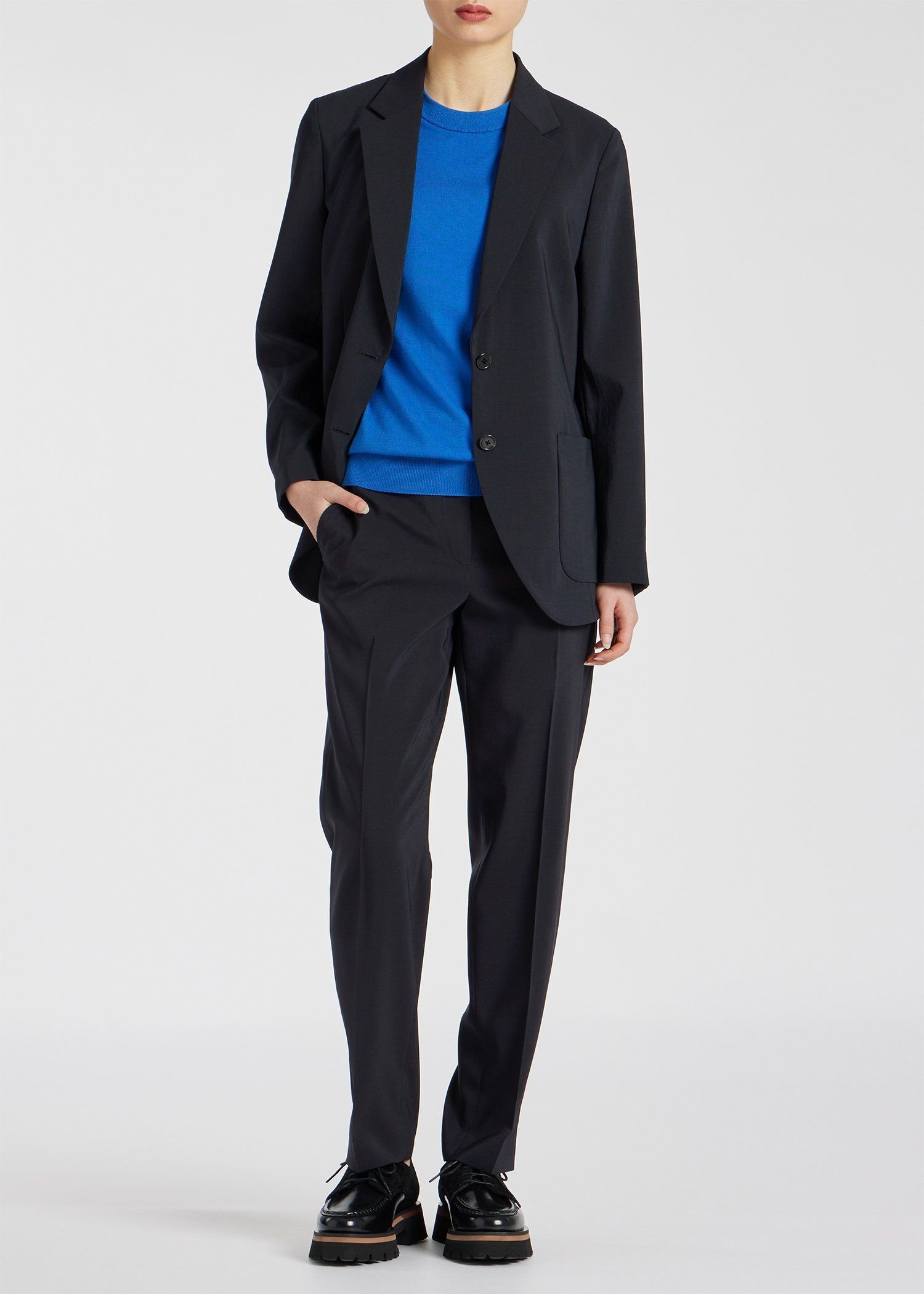 定価15万】Paul Smith 3ピース スーツ セットアップ ネイビー ポール