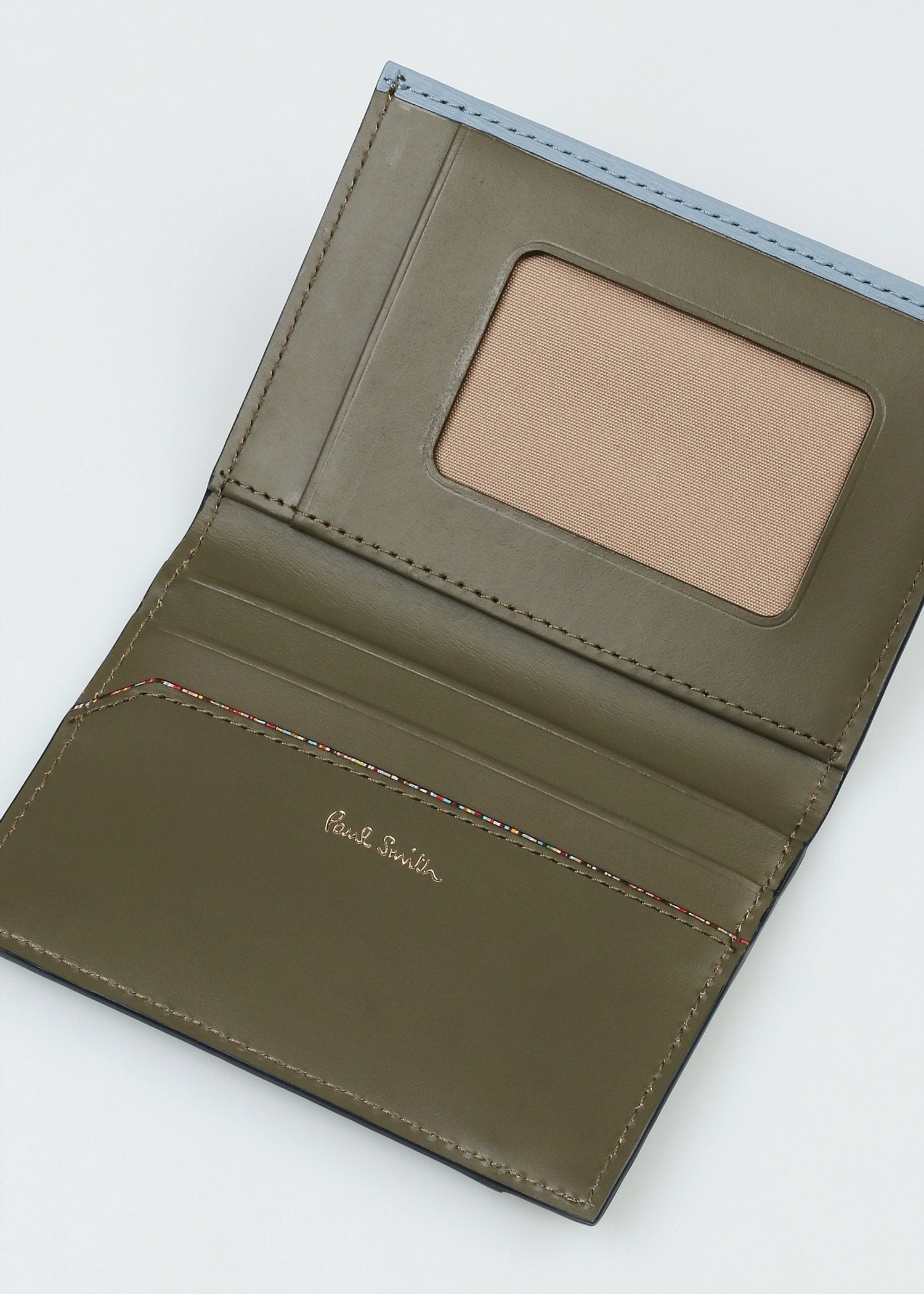 クロップドロゴ パスケース（サックスブルー） ｜ポール・スミス