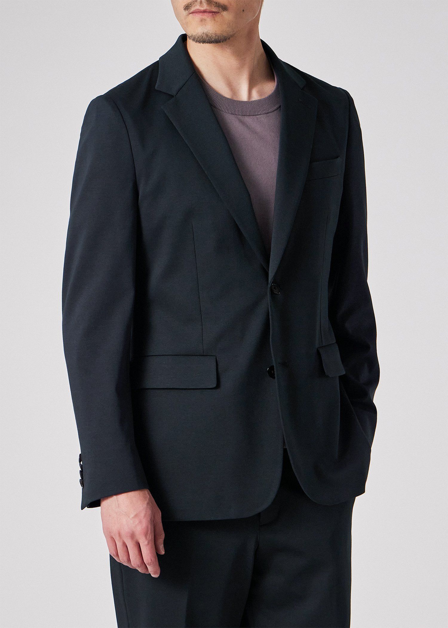 コットンジャージ 2Bジャケット（ダークブルー） ｜ポール・スミス