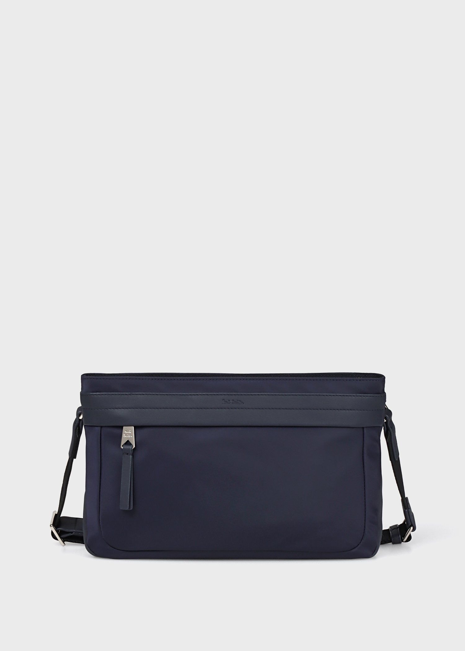 ナイロンブライトストライプトリム 2WAYミニショルダーバッグ