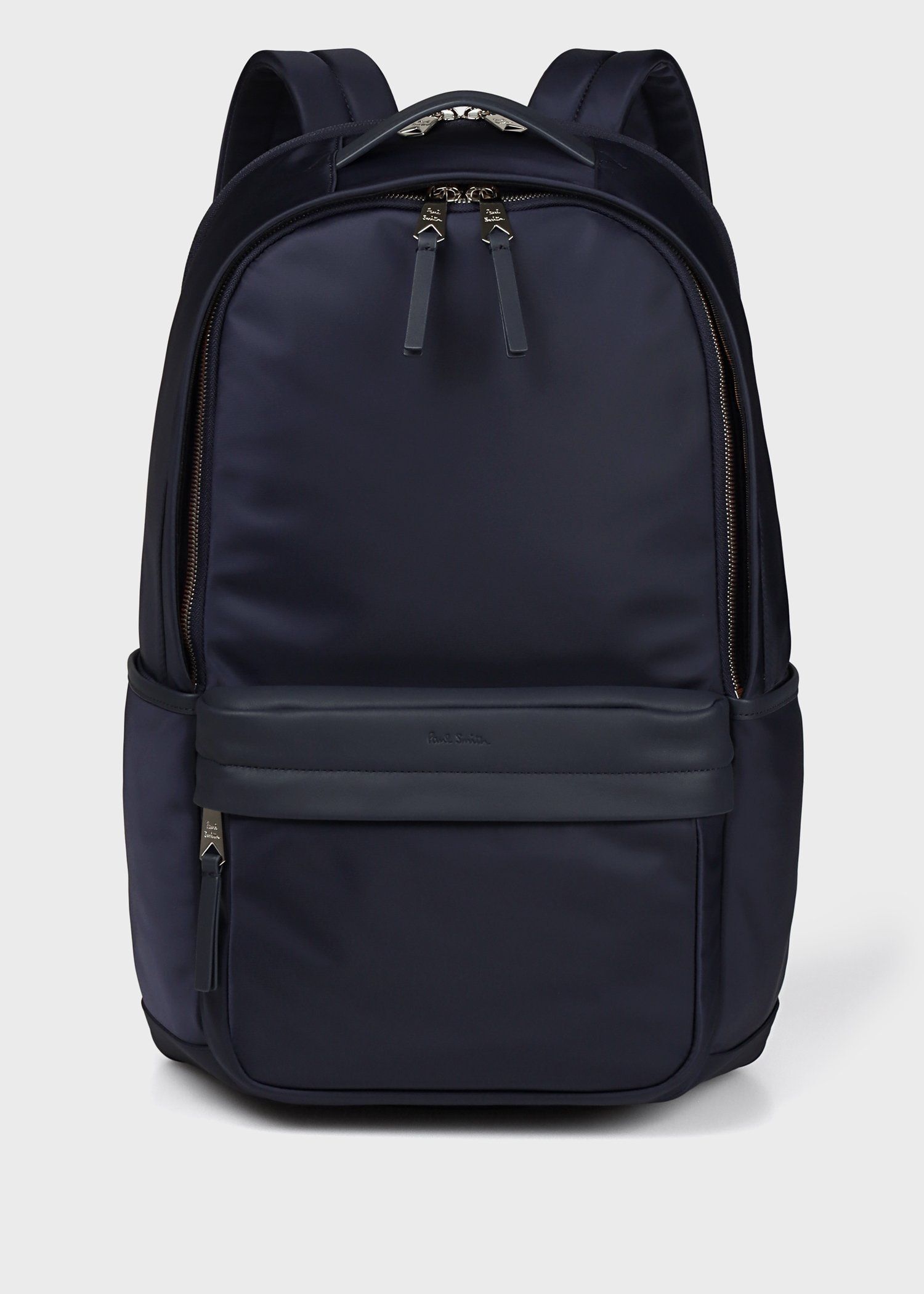 ナイロンブライトストライプトリム リュック（ネイビー） ｜ポール・スミス