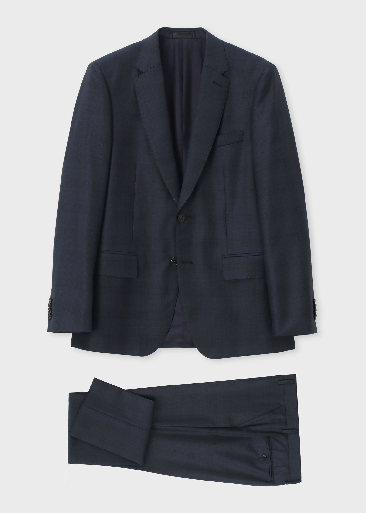 クラシックチェック 2B スーツ（ネイビー） ｜ポール・スミス