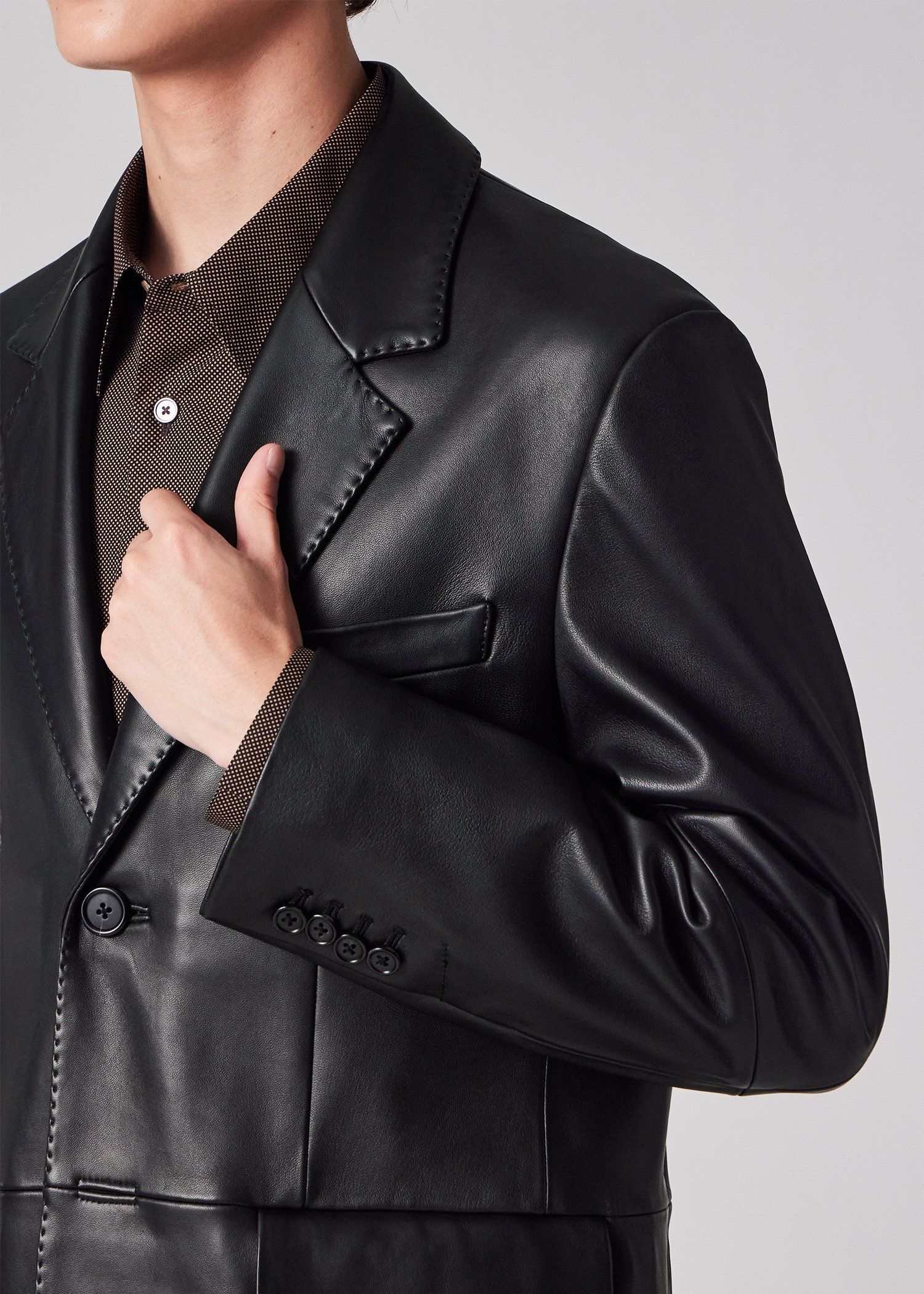 ラムレザー 2B ジャケット ｜ポール・スミス