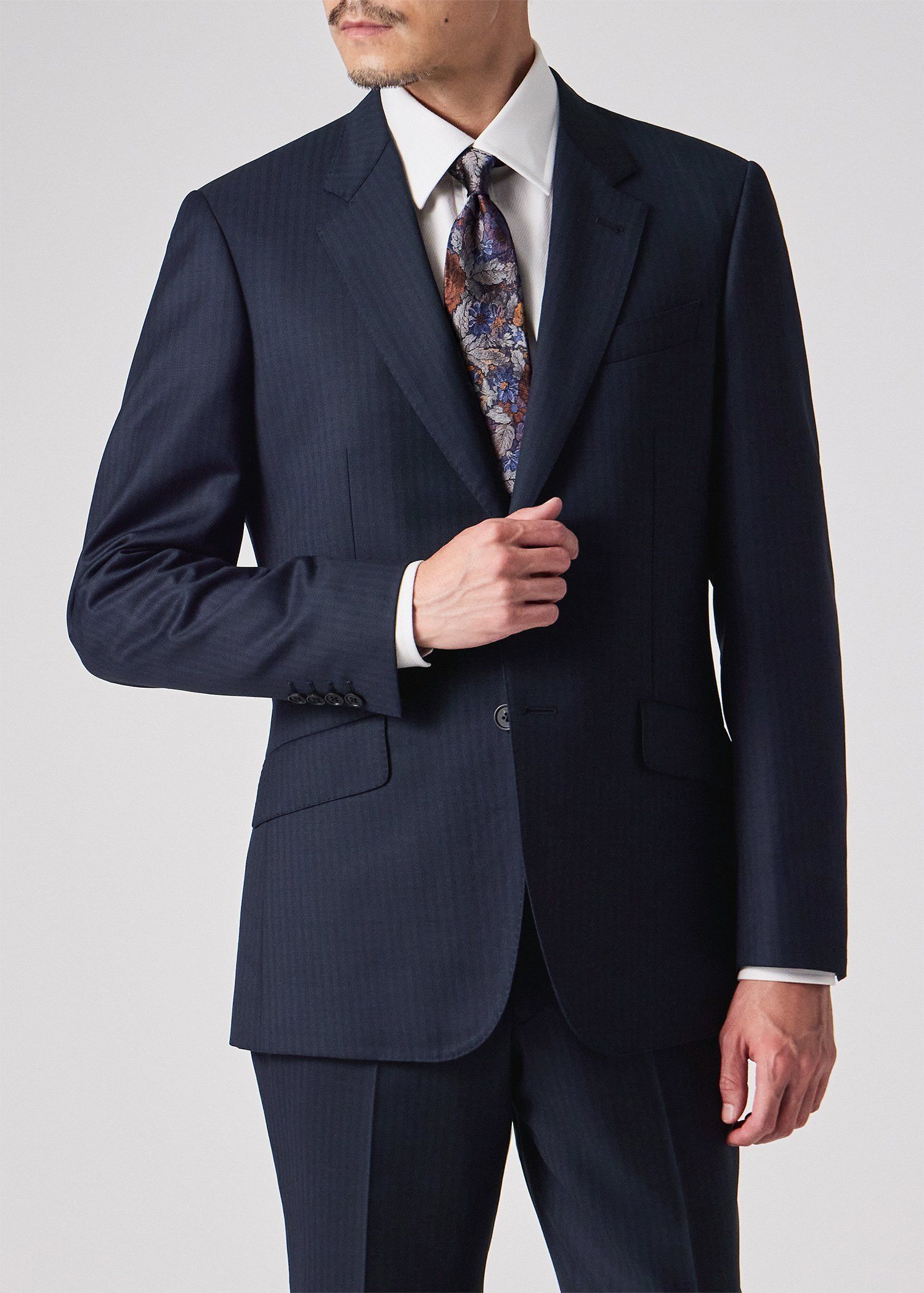 ピンヘッドストライプ シングル2Bスーツ（ネイビー） ｜ポール・スミス