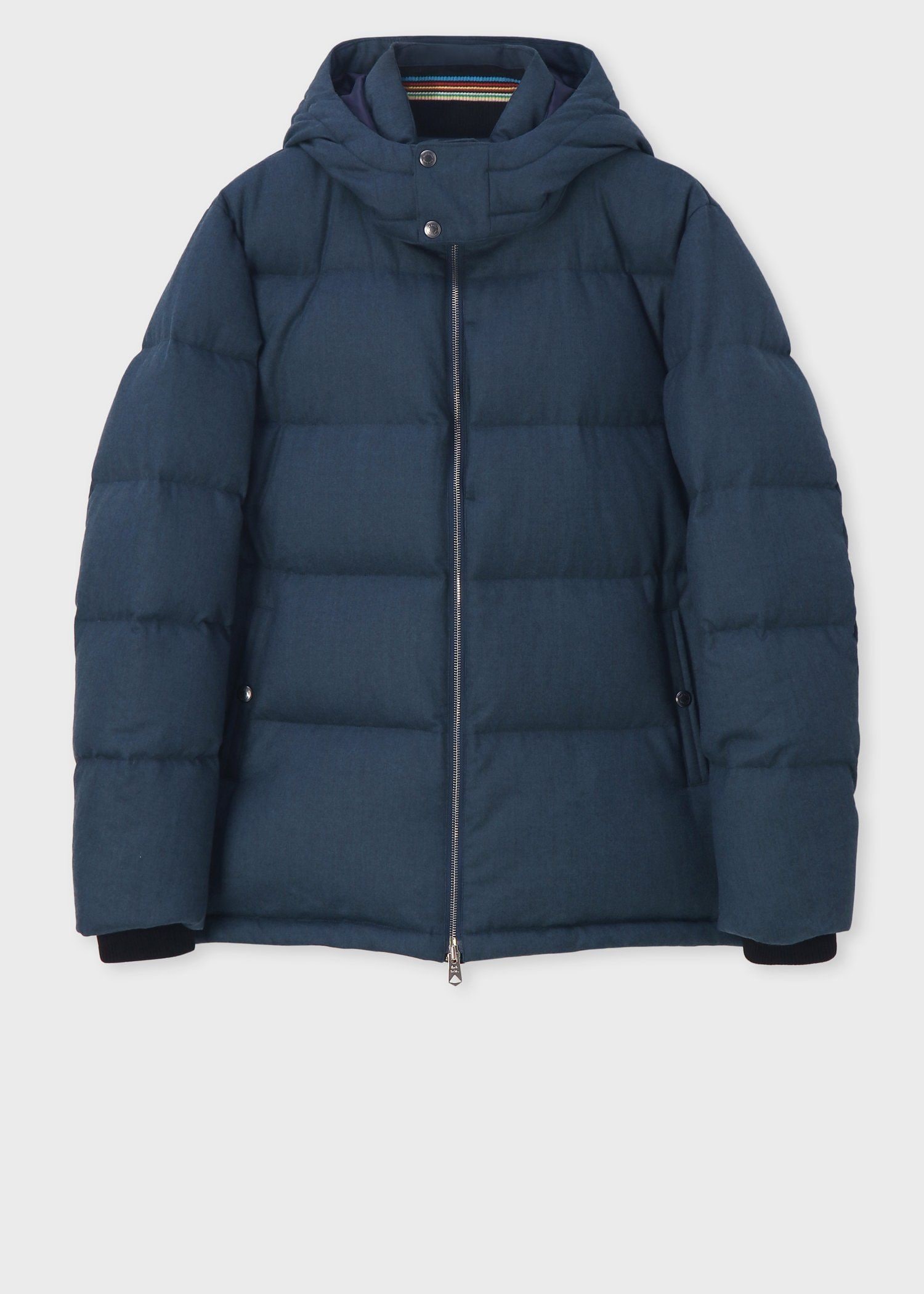 ウールフランネル ダウンジャケット（ダークブルー） ｜ポール・スミス