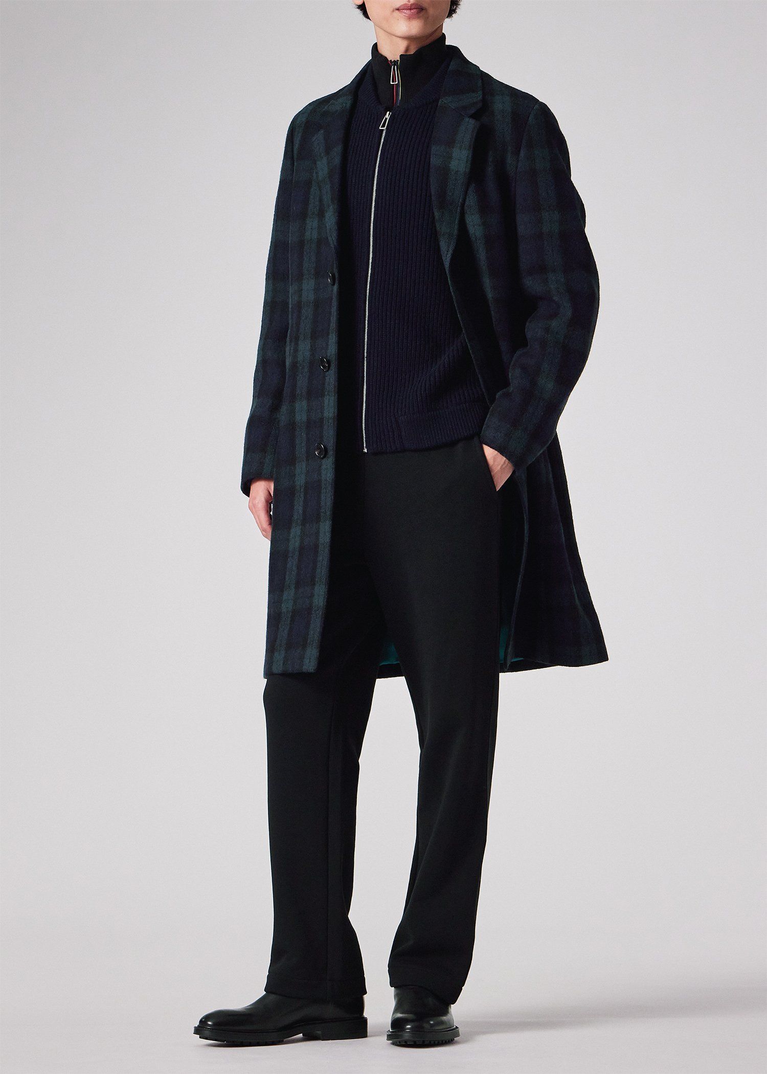 ブラックウォッチ チェスターコート ｜ポール・スミス