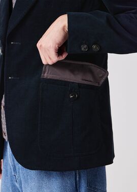 ナローウェールコーデュロイ 2Bジャケット（ネイビー） ｜ポール・スミス