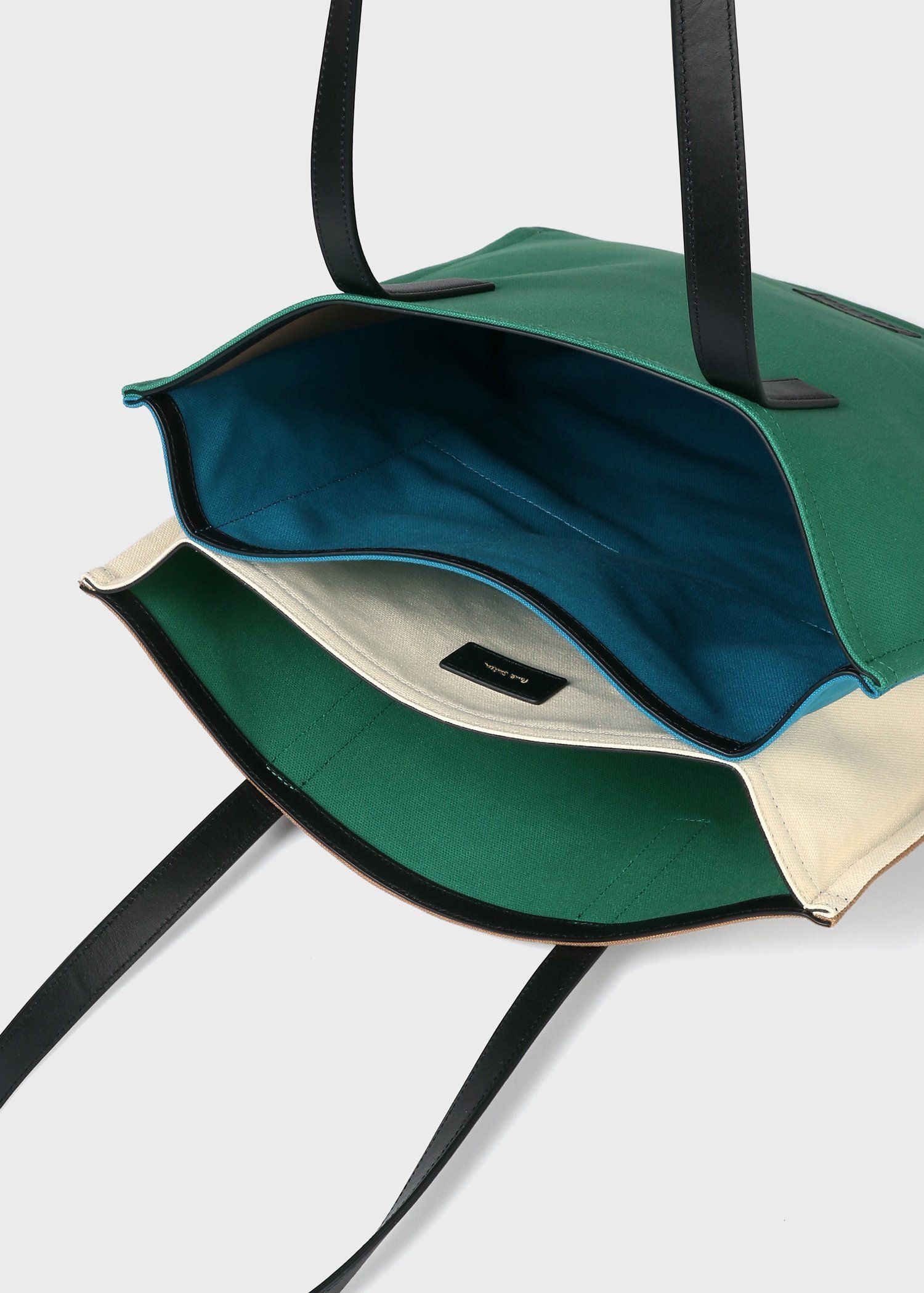 コンサティーナキャンバス トートバッグ（グリーン） ｜ポール・スミス