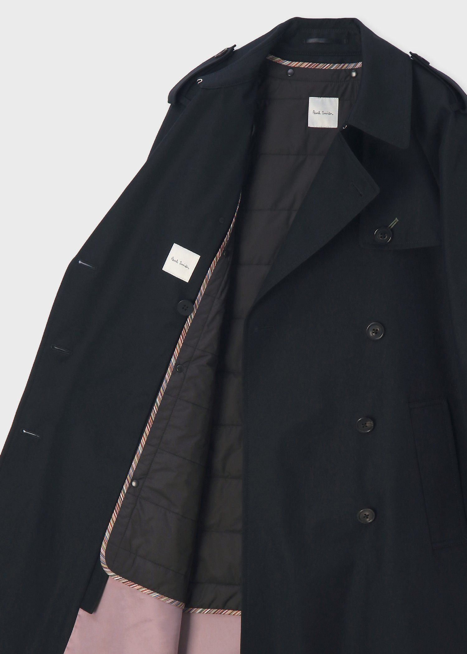 ウィメンズ リラックス トレンチコート（ネイビー） ｜ポール・スミス