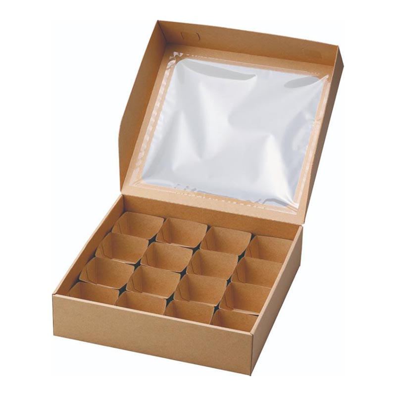 オードブル容器 HSO260230 アラカルトBOX組立式 16カップ用 アヅミ産業