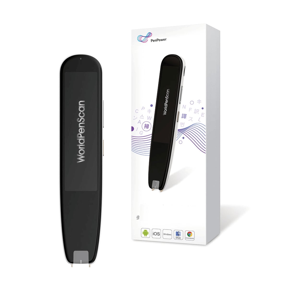 オフライン翻訳＆読み上げ対応！多機能ペン型スキャナー「WorldPenScan