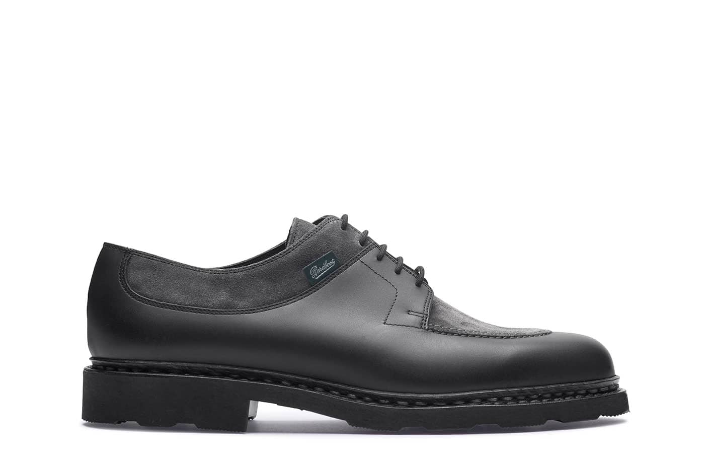 AVIGNON/GRIFF NOIRE-LISSE NOIR ET VELOURS ANTHRACITE | Paraboot