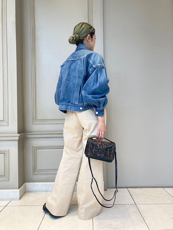 HYKE(ハイク)バルーンスリーブデニムジャケット攻略法！