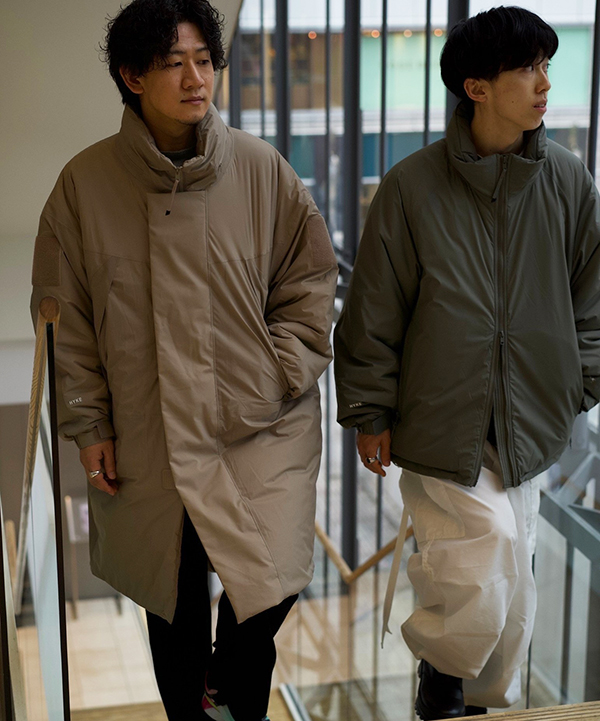 HYKE(ハイク)」の大人気メンズアウタ – PERTEX PUFFシリーズをパリゴ