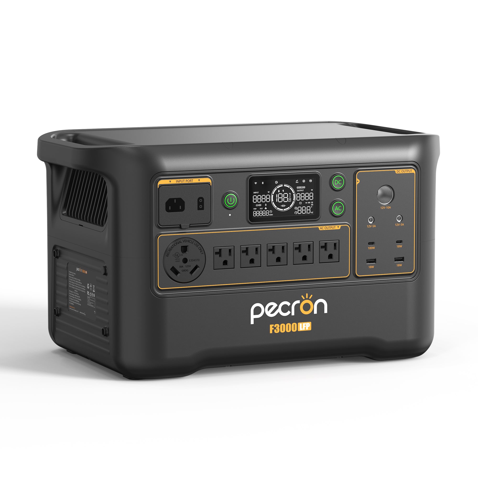 PECRON E2000LFPポータブル電源+2台EB3000-24V拡張バッテリー(セット)