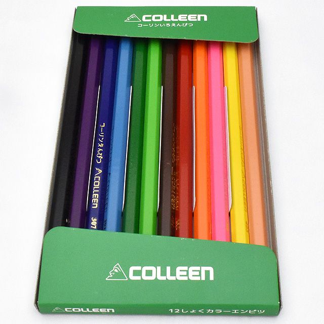 COLLEEN コーリン色鉛筆 775六角 12色紙箱入り色鉛筆 775-12 | ペンハウス