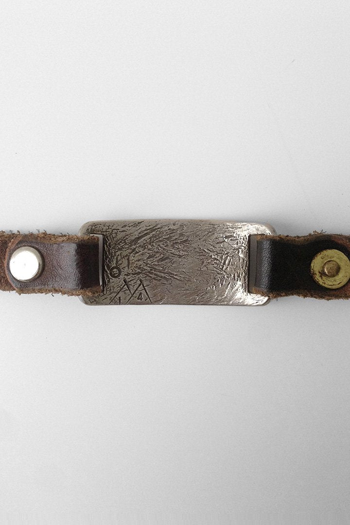 OLD JOE × JACK WALKER - SILVER & LEATHER BRACELET – PHAETON