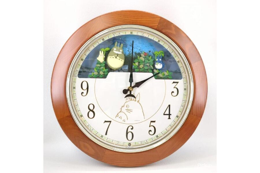 中古】 リズム時計工業 からくり掛け時計 となりのトトロ 4MH769-M