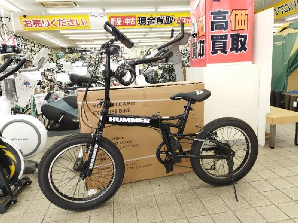 ミニベロファットバイク！しかも折り畳み!HUMMER FDB-206 FAT-BIKEのご