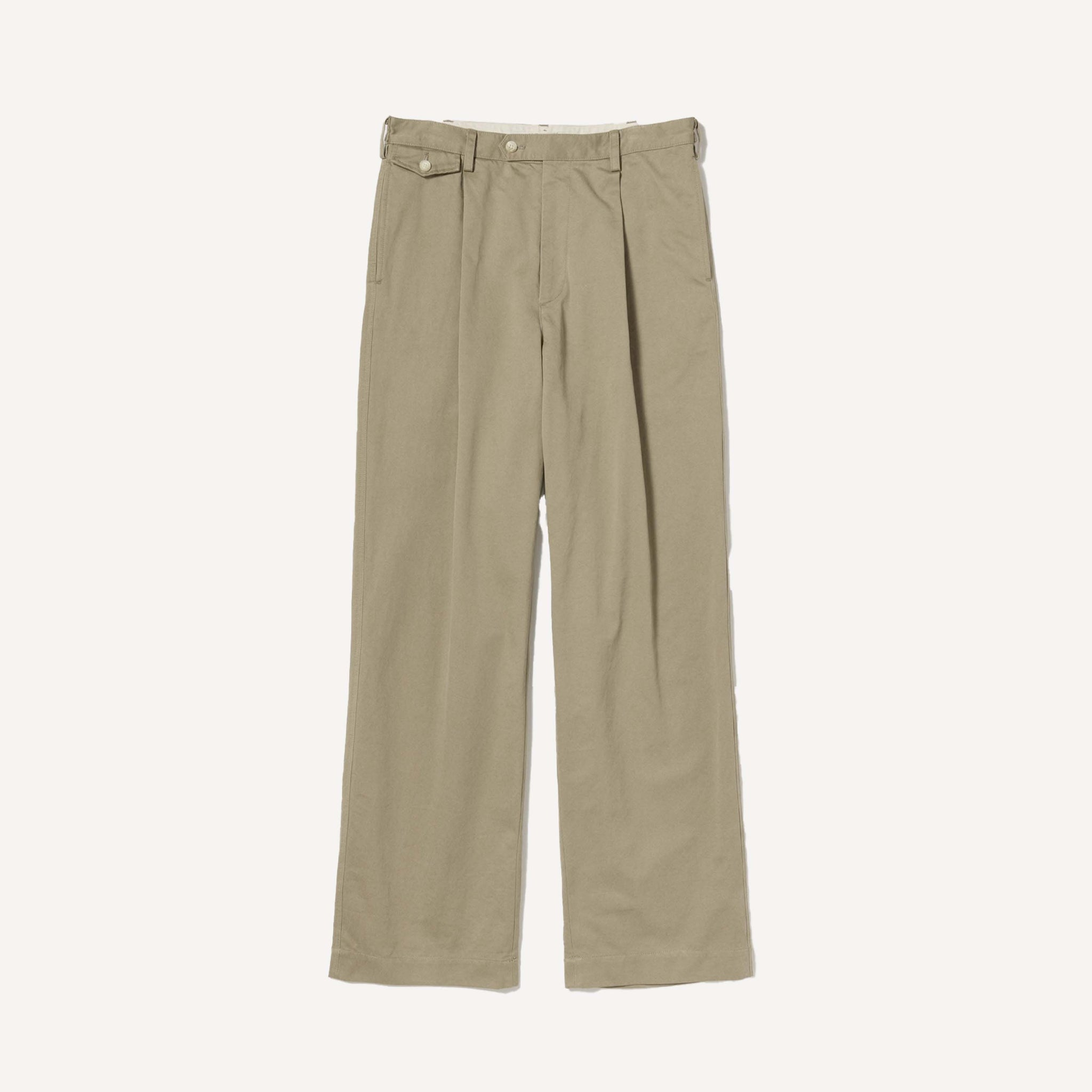AURALEE WASHED FINX CHINOS – PLAIN GOODS
