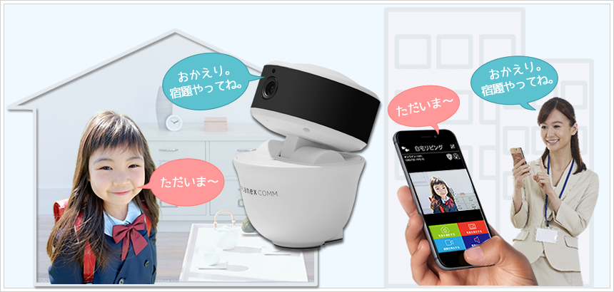 News Release｜PLANEX｜上下左右、自由に首を振るスマカメ『スマカメ