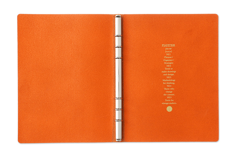 PLOTTER 5003 6穴リングレザーバインダー シュリンク ミニサイズ