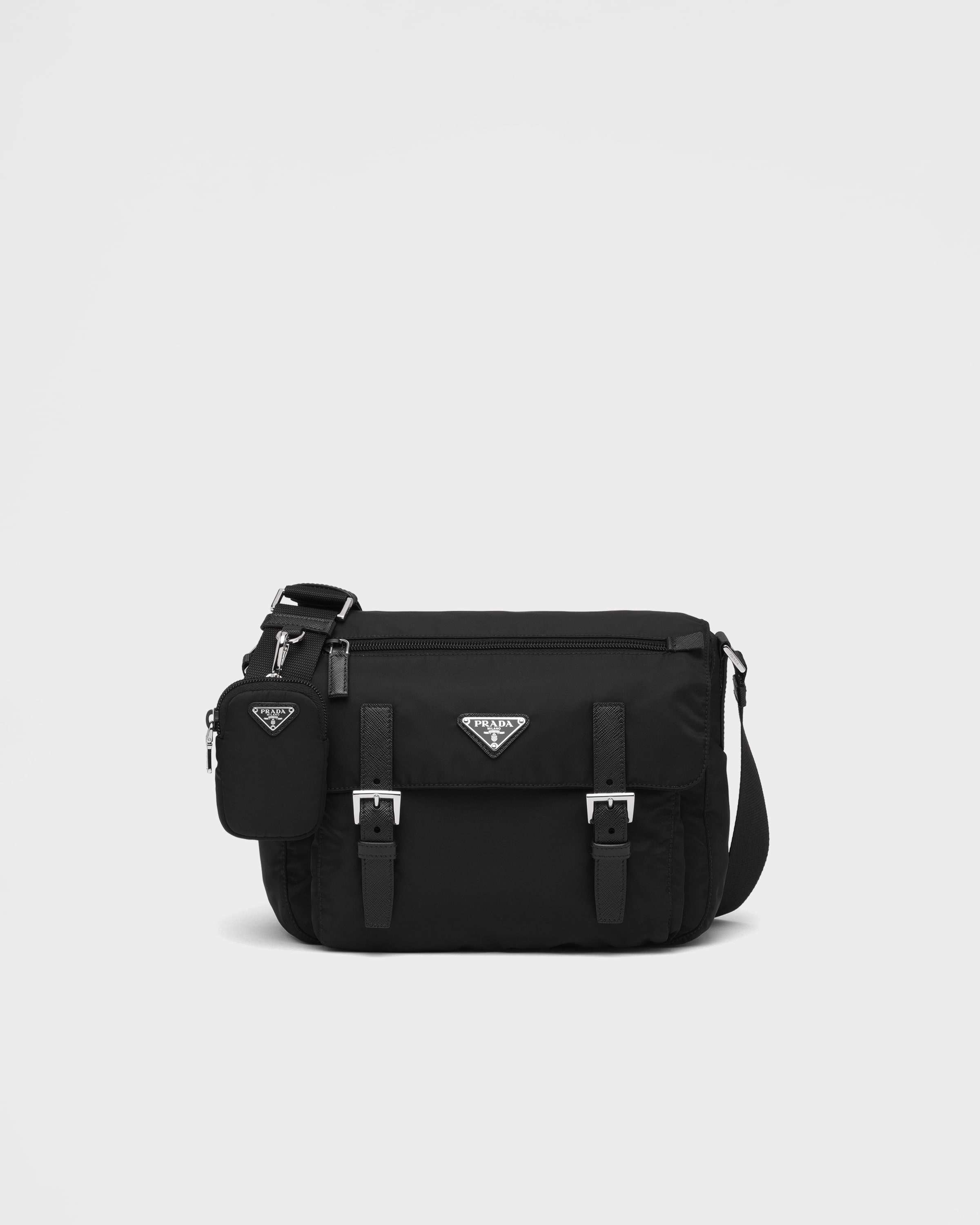 Black Re-nylon Shoulder Bag | PRADA