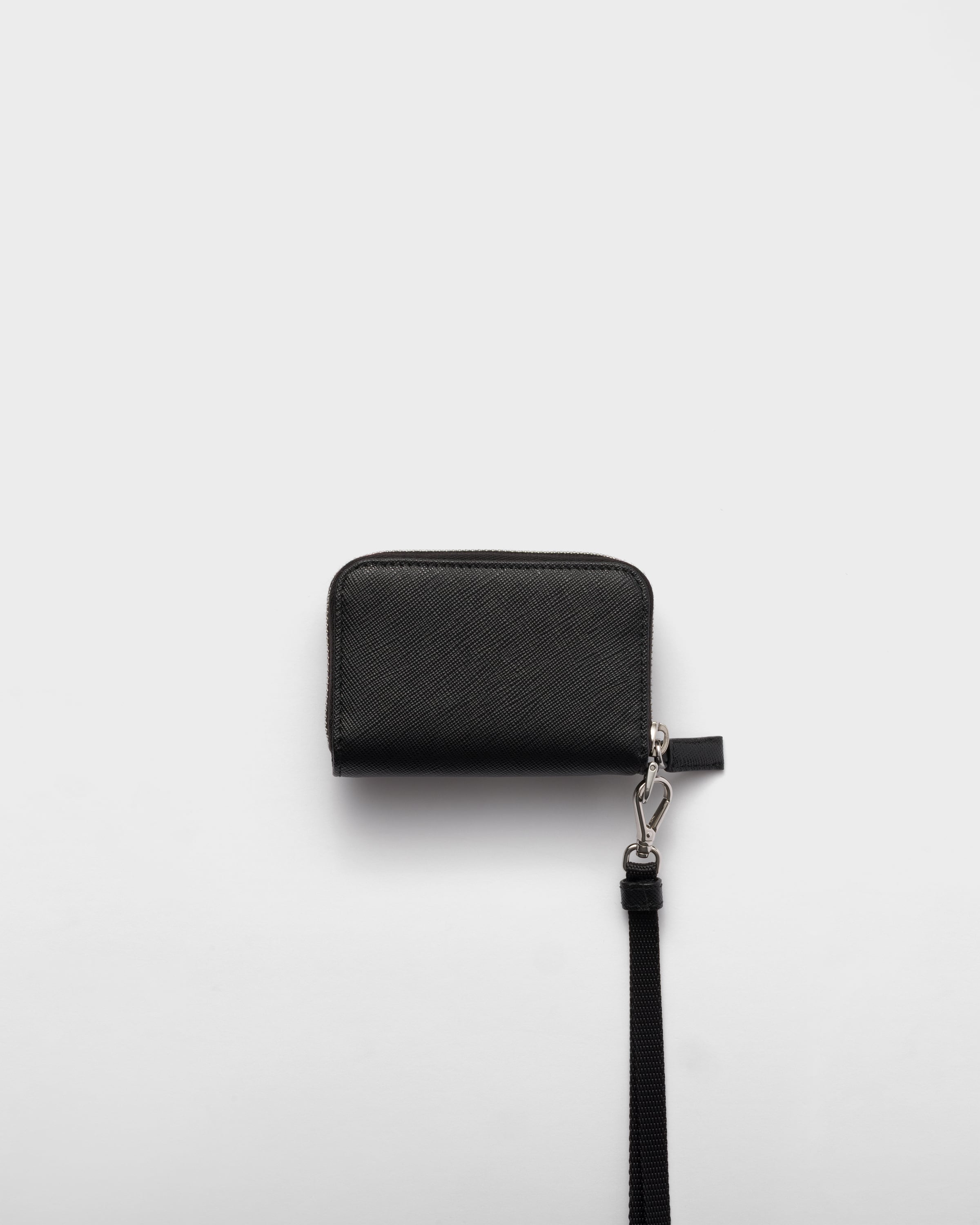 ブラック サフィアーノレザー コインケース | PRADA