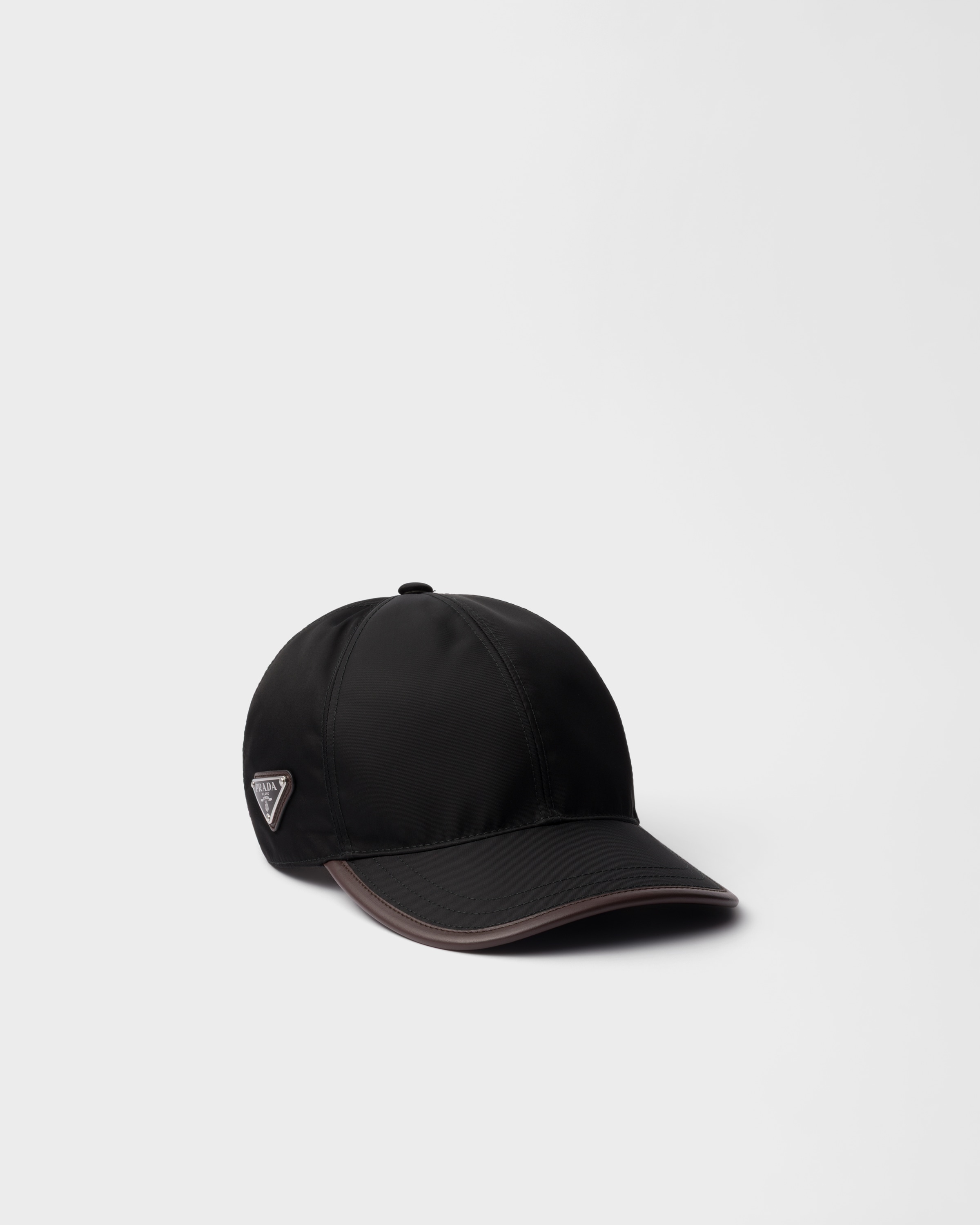 Black Prada Speedrock Re-nylon Baseball Cap | PRADA