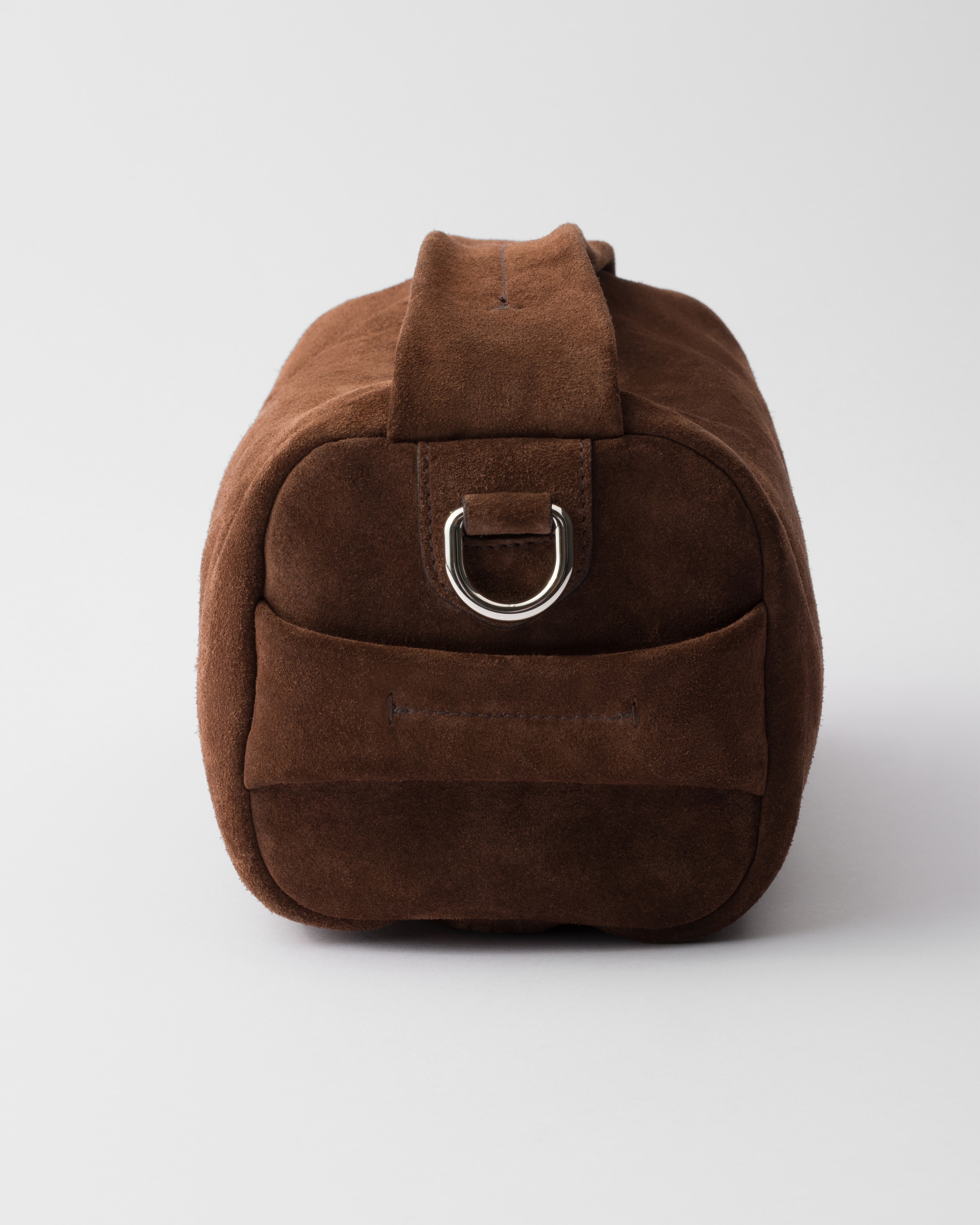 コーヒー スエード ショルダーバッグ | PRADA