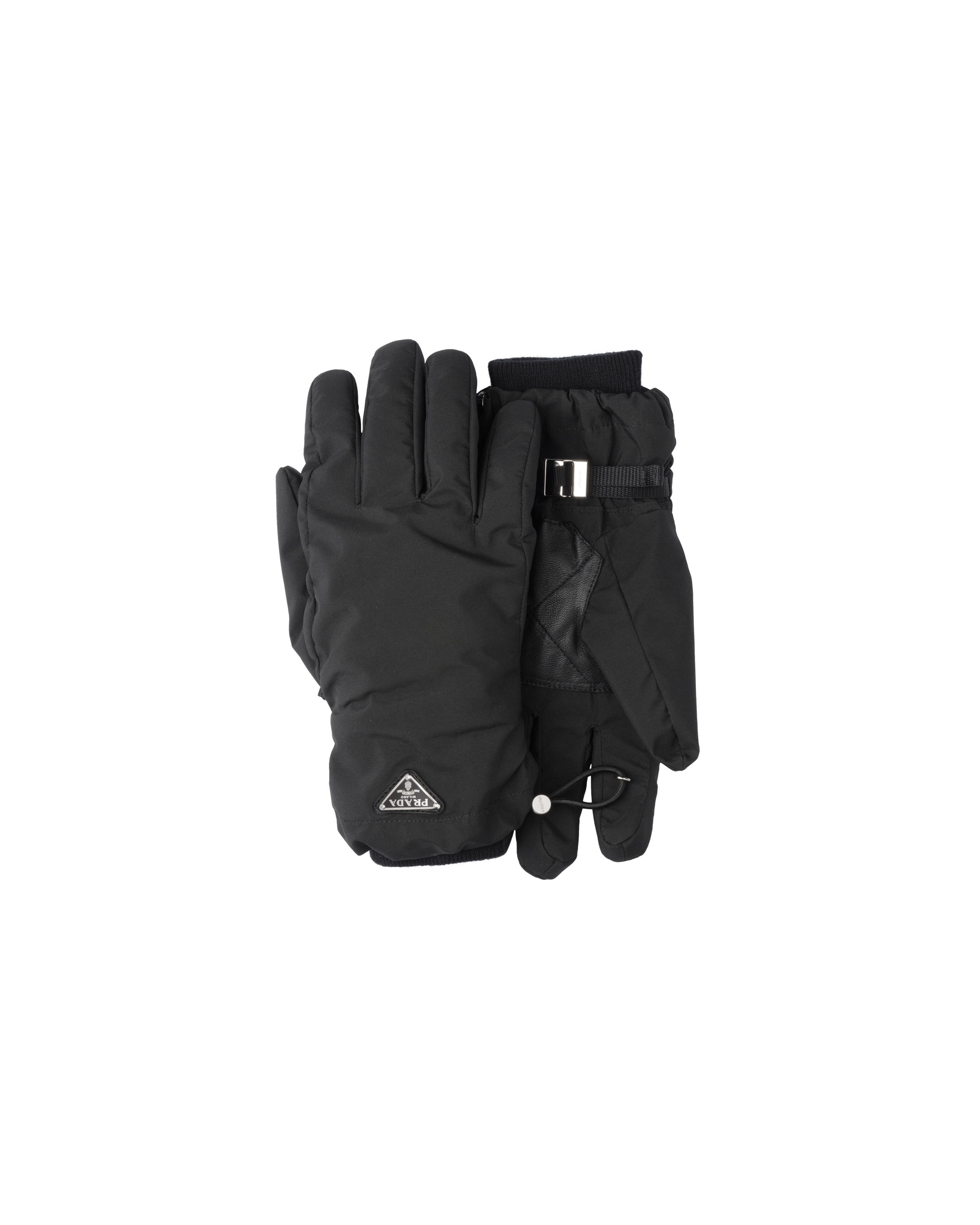 ブラック Re-nylon グローブ | PRADA