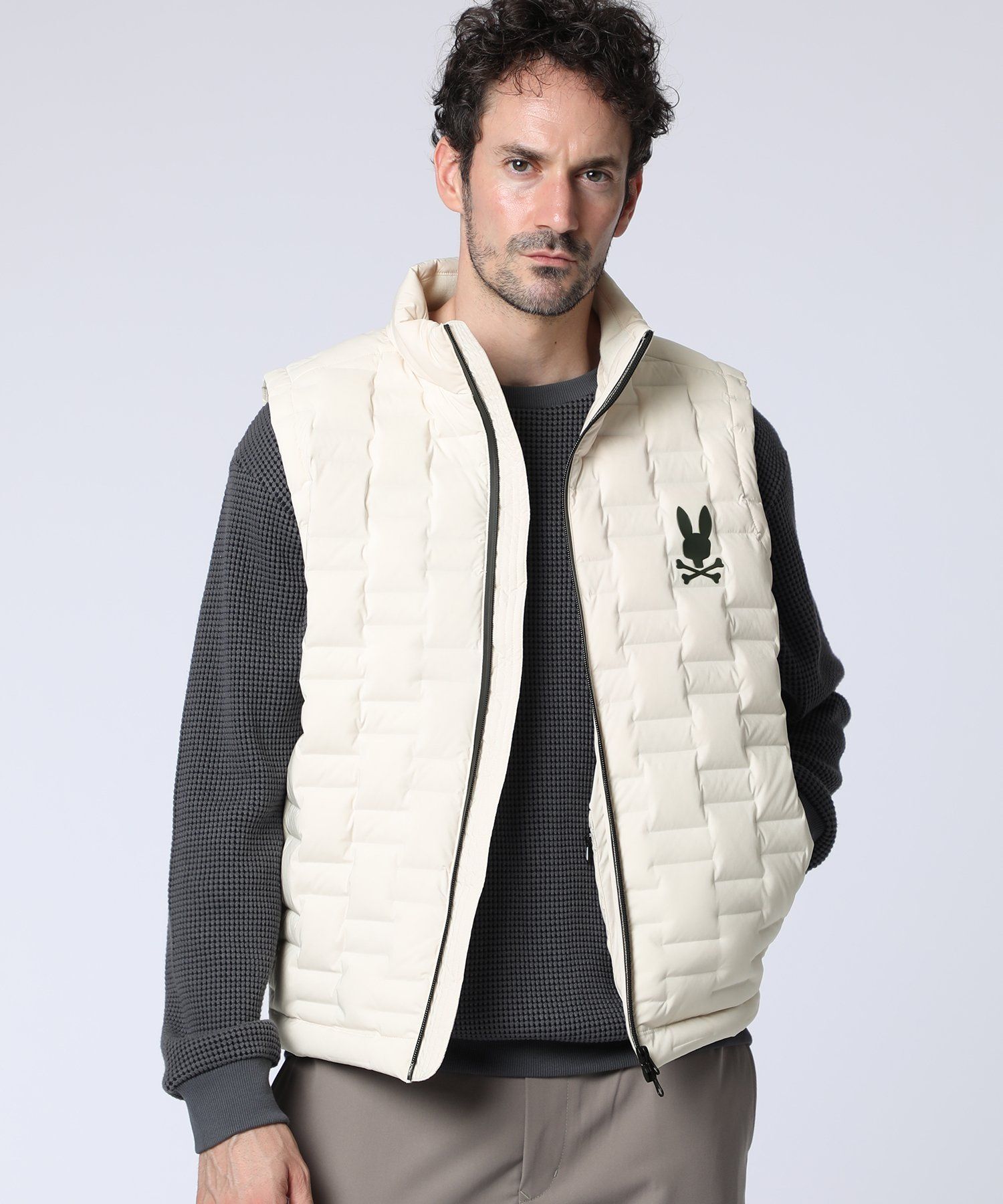 シームレスダウンベスト｜Psycho Bunny｜サイコバニー 公式ブランド