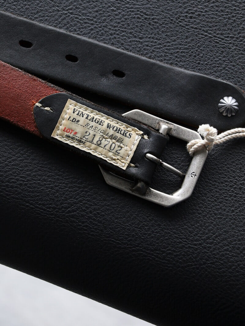 Vintage Works ヴィンテージワークス Leather belt 7Hole レザーベルト