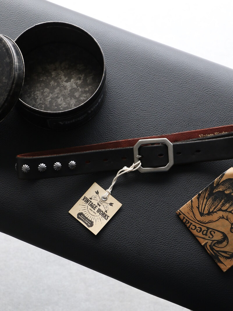 Vintage Works ヴィンテージワークス Leather belt 7Hole レザーベルト
