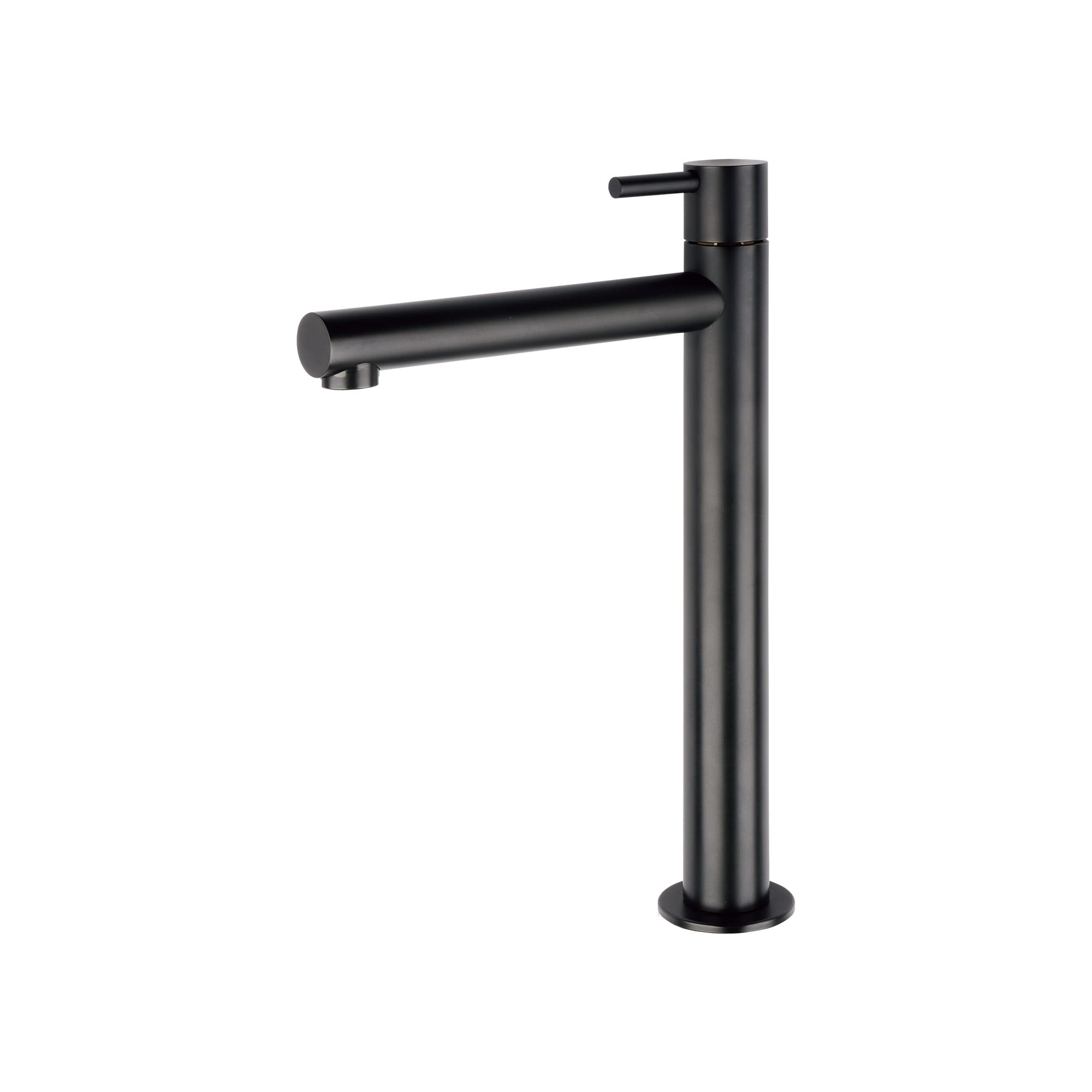 洗面水栓 TT-4：ストレート単水栓トール ブラック | KB-PT011-39-G141